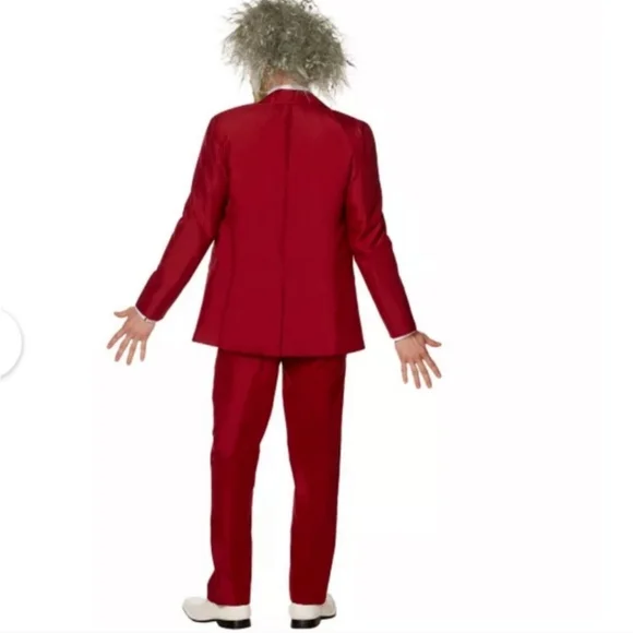 🆕 Suitmeister Beetlejuice Wedding Suit Adult Halloween Costume XL, NEW - Picture 2 of 10
